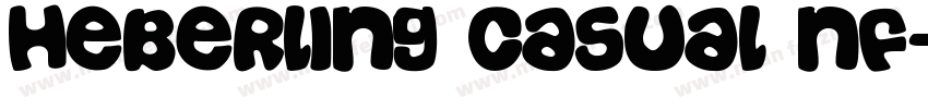 Heberling Casual NF字体转换